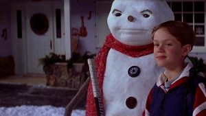 An image from the film Jack frost. in which landslide, Toms Unorthodox christmas song plays